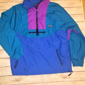 Vintage Jansport pullover, blue and purple